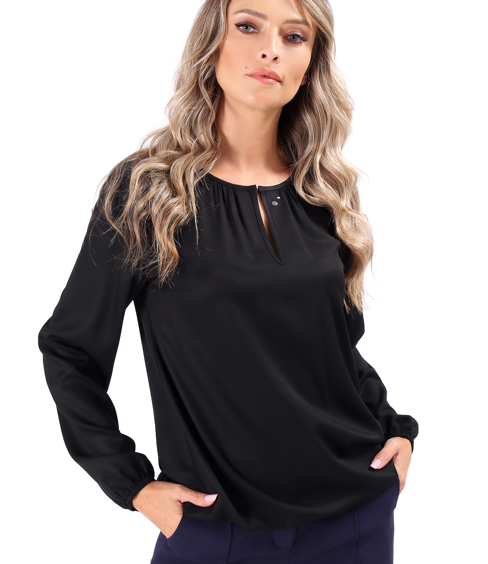 Bluza eleganta din viscoza satinata