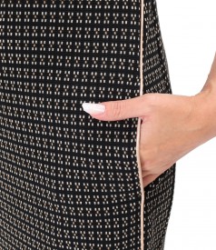 Rochie eleganta din jerse elastic gros