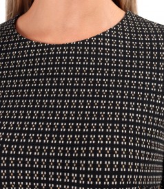 Rochie eleganta din jerse elastic gros