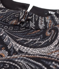 Rochie eleganta din brocart elastic