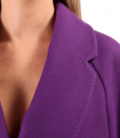 Pardesiu lejer din stofa groasa cu lana