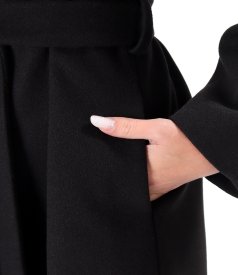 Pardesiu lejer din stofa groasa cu lana