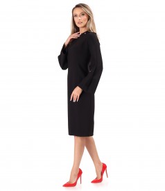 Rochie eleganta cu maneci lungi evazate