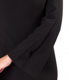 Rochie eleganta cu maneci lungi evazate