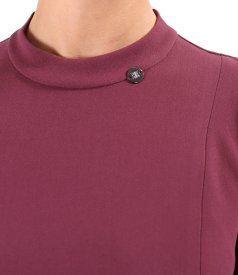 Rochie eleganta cu maneci lungi evazate