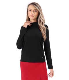 Helanca din jerse elastic plin cu lana