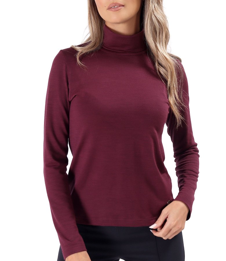 Helanca din jerse elastic plin cu lana