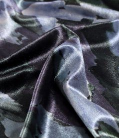 Rochie eleganta din catifea elastica imprimata