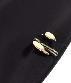 Rochie cu gluga din jerse elastic cu bumbac