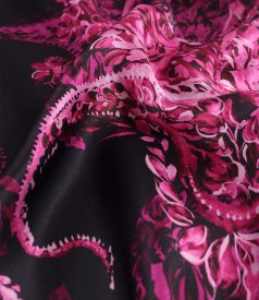 Bluza eleganta din matase naturala imprimata