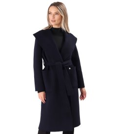 Pardesiu elegant din stofa cu lana si casmir