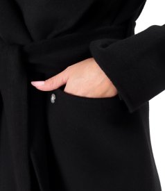 Pardesiu elegant din stofa cu lana si casmir