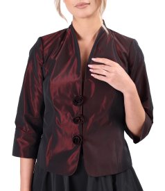 Sacou elegant din tafta usoara cu efect changeante