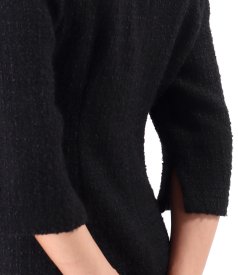 Rochie eleganta din bucle cu lana virgina