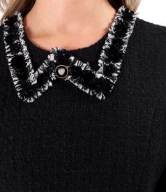 Rochie eleganta din bucle cu lana virgina