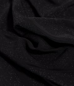 Rochie midi de cocktail din viscoza cu fir metalic