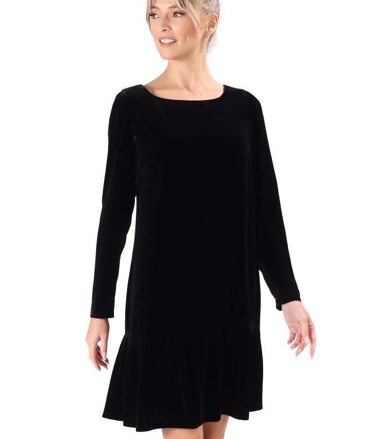 Rochie eleganta din catifea cu matase
