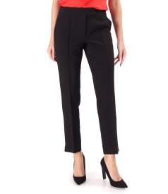 Pantaloni pana din stofa elastica cu viscoza