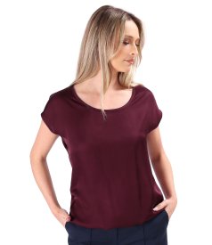 Bluza eleganta lejera din viscoza satinata