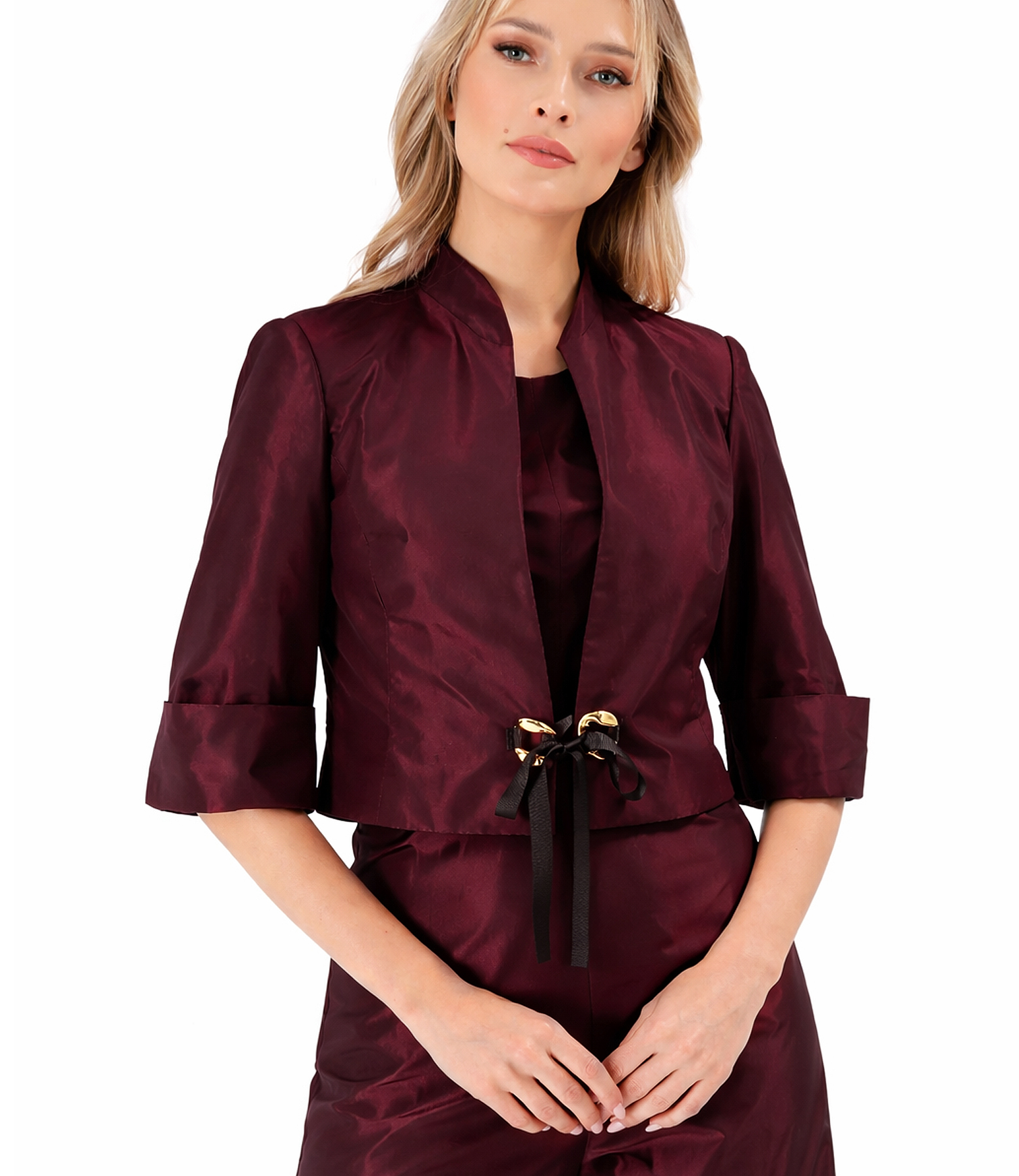 Bolero elegant din tafta