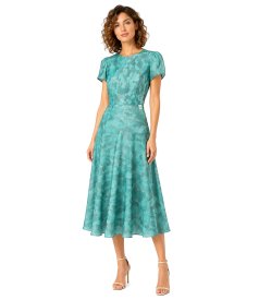 Rochie midi eleganta din viscoza imprimata