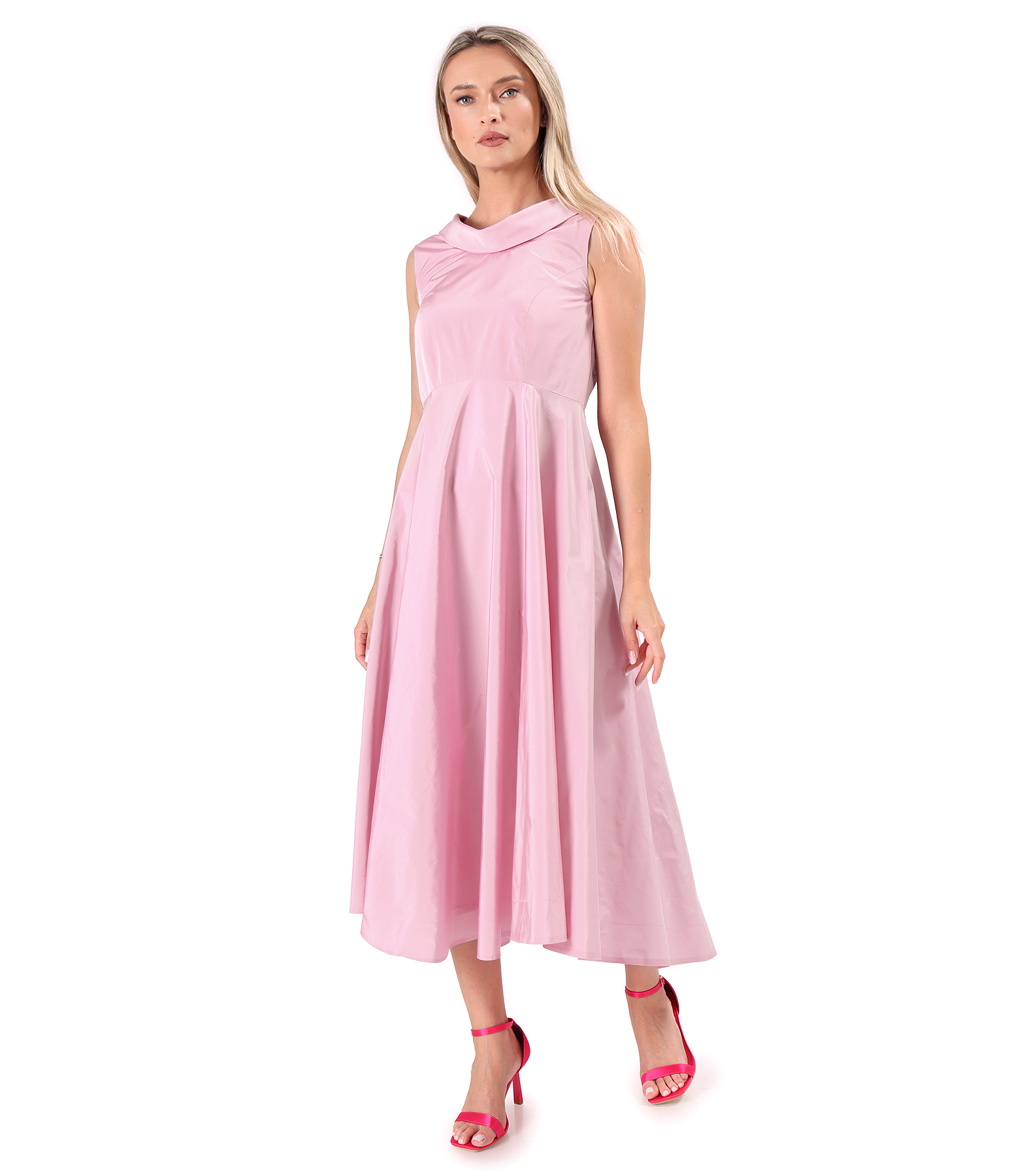 Rochie de cocktail din tafta subtire